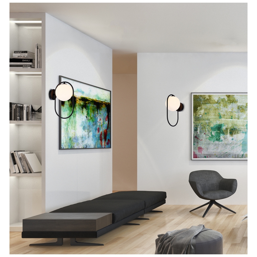 Wall light CORDEL 1xG9/28W/230V black