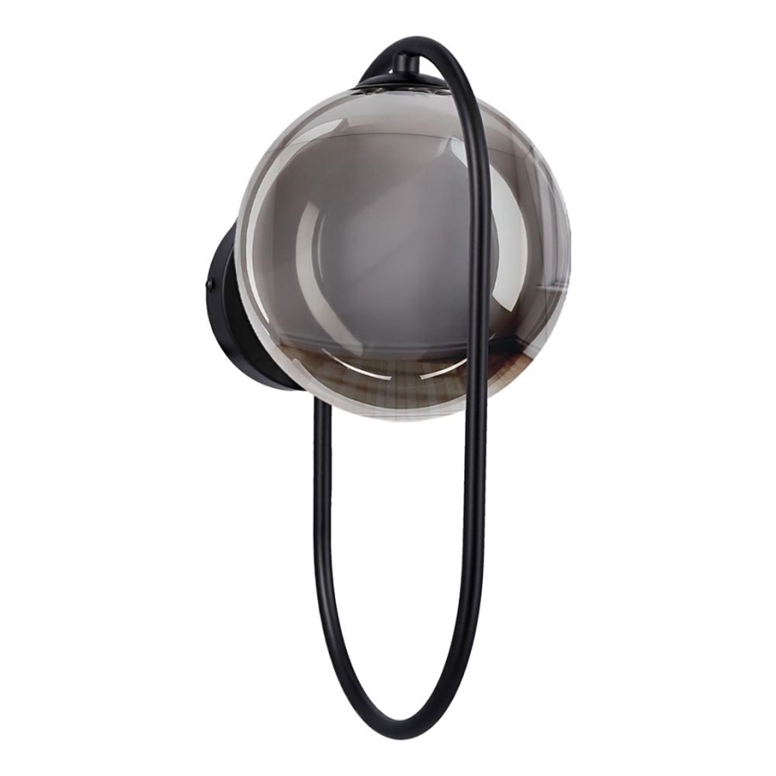 Wall light CORDEL 1xG9/28W/230V black/smoky black