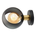 Wall light CYKLOP 1xE27/60W/230V black