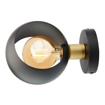 Wall light CYKLOP 1xE27/60W/230V black