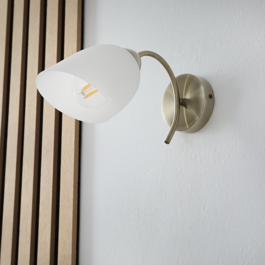 Wall light DONNA 1xE27/60W/230V patina