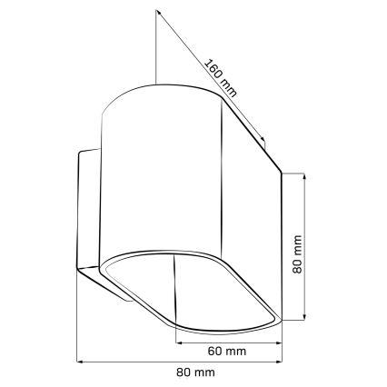 Wall light ELISSA 1xG9/10W/230V white