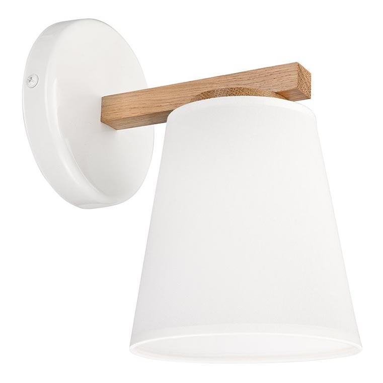 Wall light ELLIE 1xE27/15W/230V white/oak