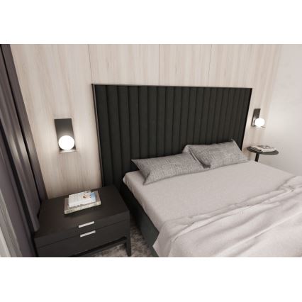 Wall light FORM 1xE14/10W/230V black