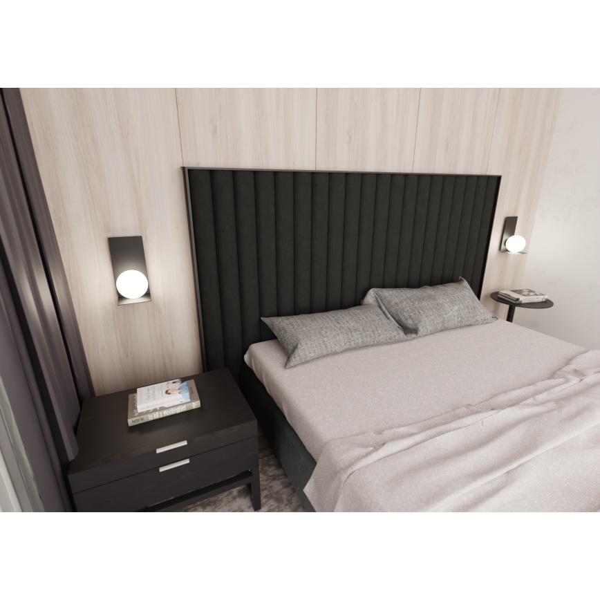 Wall light FORM 1xE14/10W/230V black