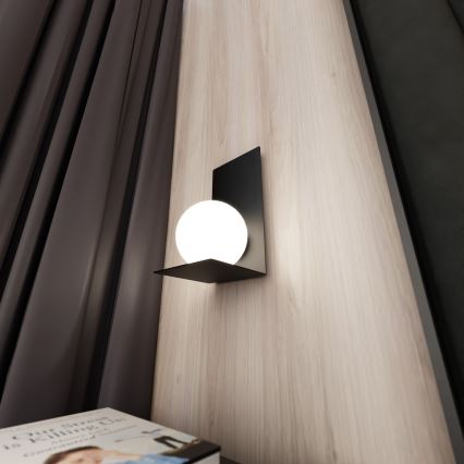 Wall light FORM 1xE14/10W/230V black