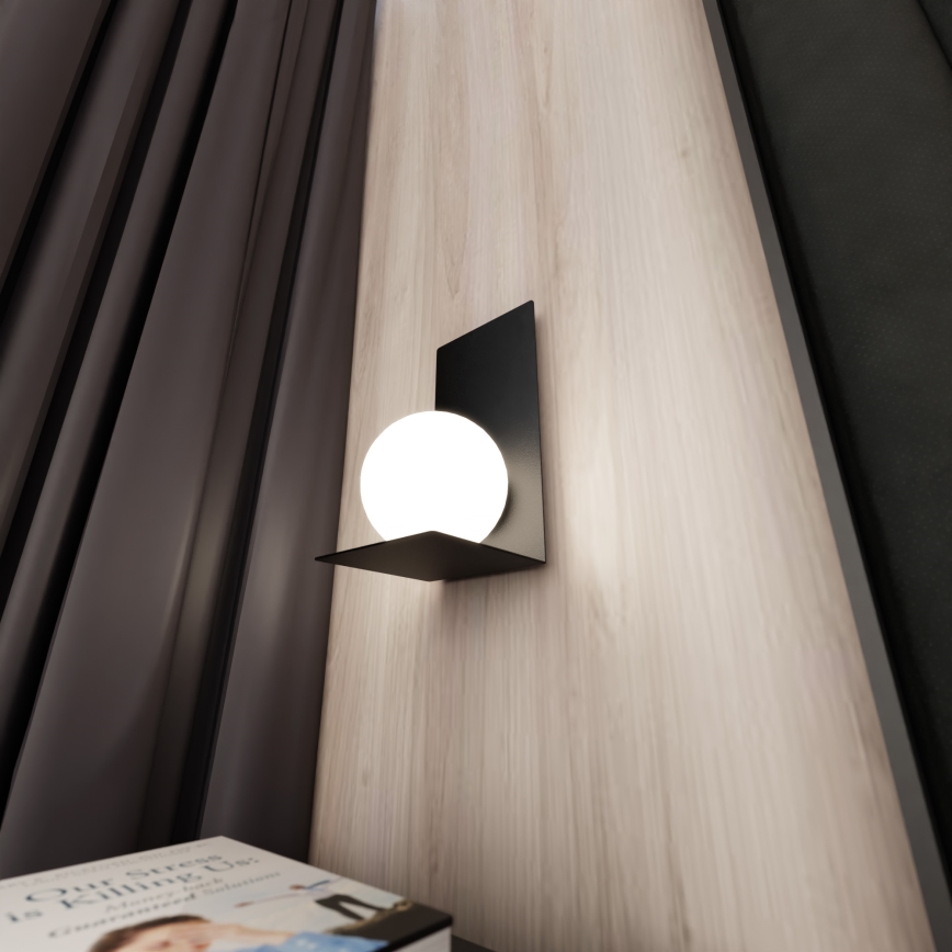 Wall light FORM 1xE14/10W/230V black