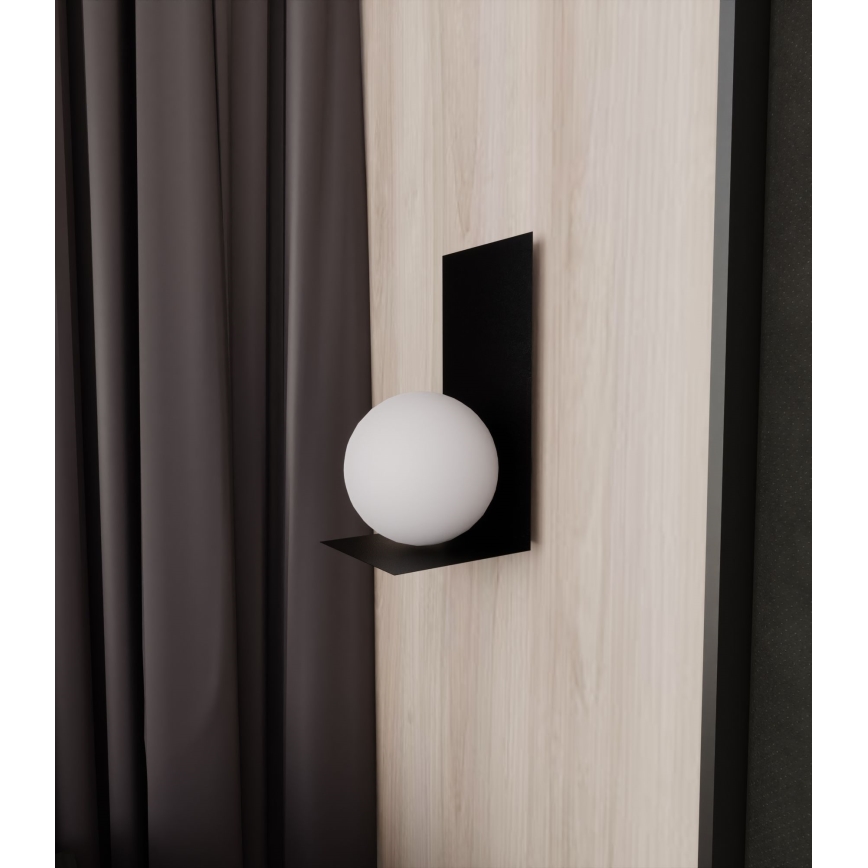 Wall light FORM 1xE14/10W/230V black