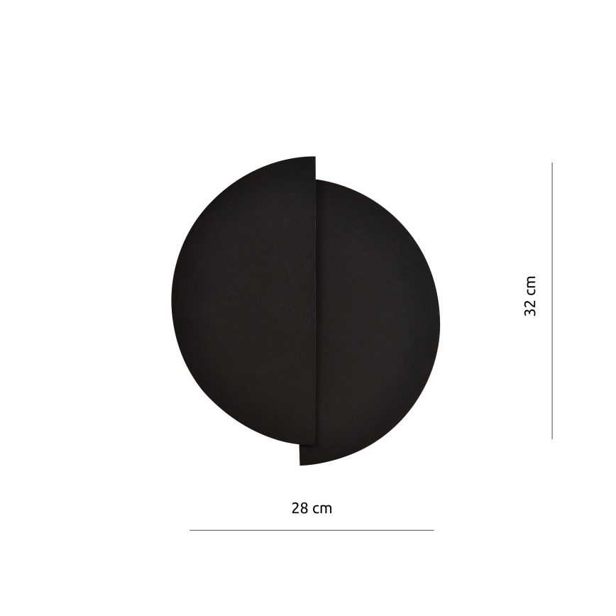 Wall light FORM 1xG9/8W/230V black