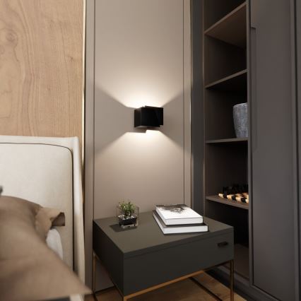 Wall light FROST 1xG9/8W/230V black