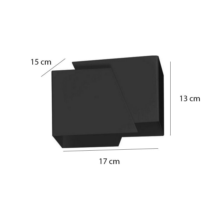 Wall light FROST 1xG9/8W/230V black