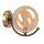 Wall light GEORGIA 1xE14/5W/230V gold/smoky beige