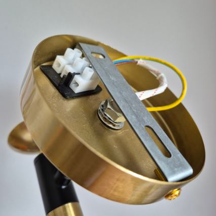 Wall light GEORGIA 1xE14/5W/230V gold/smoky beige