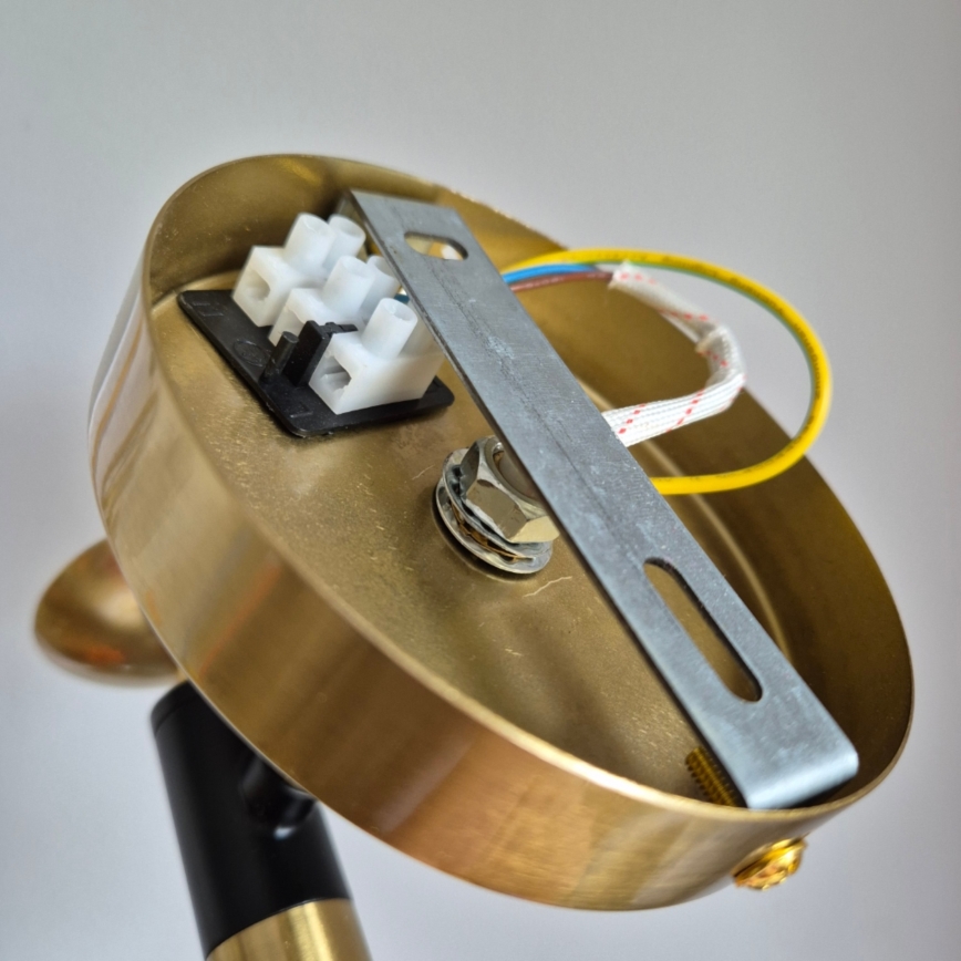 Wall light GEORGIA 1xE14/5W/230V gold/smoky beige