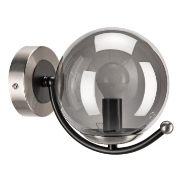 Wall light GEORGIA 1xE14/5W/230V matte chrome/smoky
