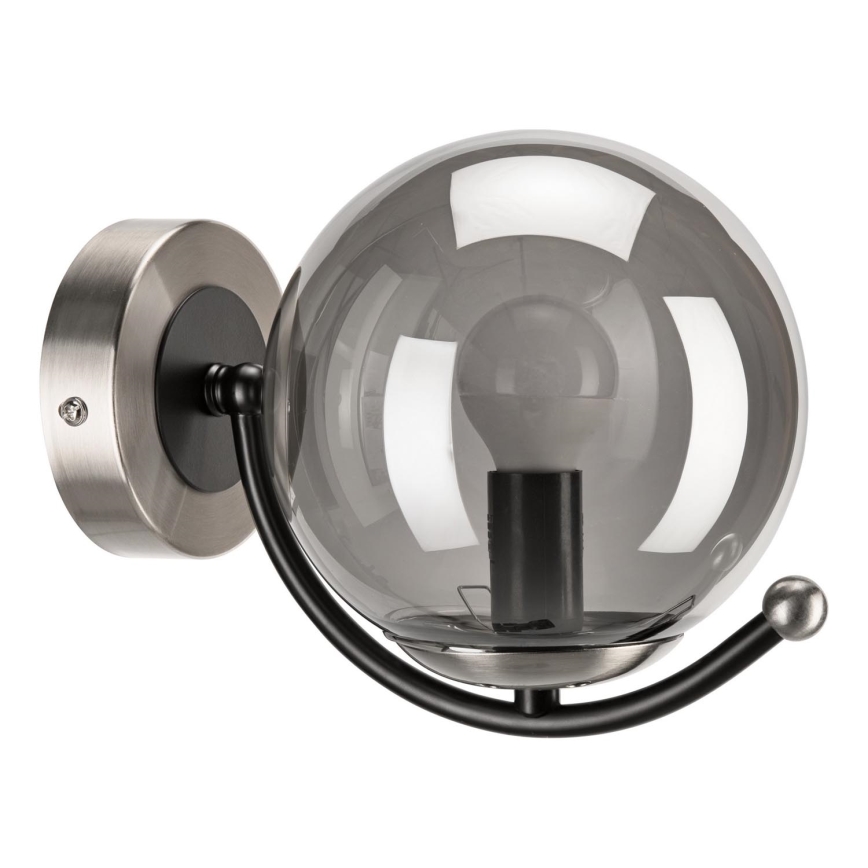 Wall light GEORGIA 1xE14/5W/230V matte chrome/smoky