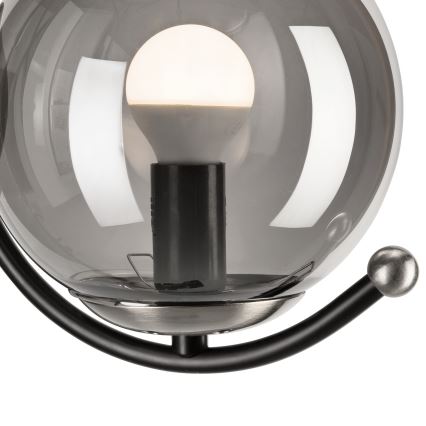 Wall light GEORGIA 1xE14/5W/230V matte chrome/smoky