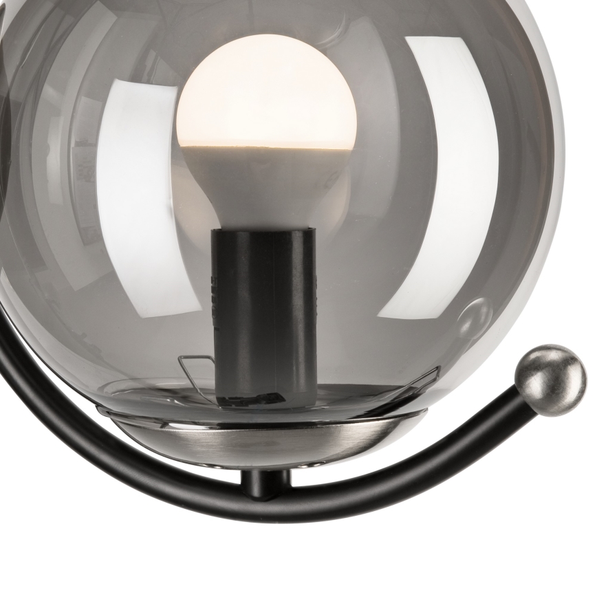 Wall light GEORGIA 1xE14/5W/230V matte chrome/smoky