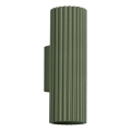 Wall light KARBON 2xGU10/10W/230V green