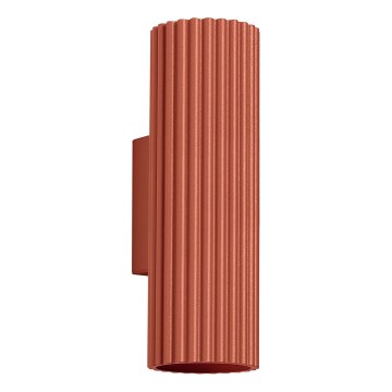 Wall light KARBON 2xGU10/10W/230V red