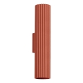 Wall light KARBON 2xGU10/10W/230V red