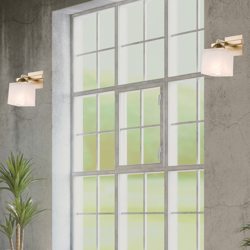 Wall light KLARA 1xE14/40W/230V gold
