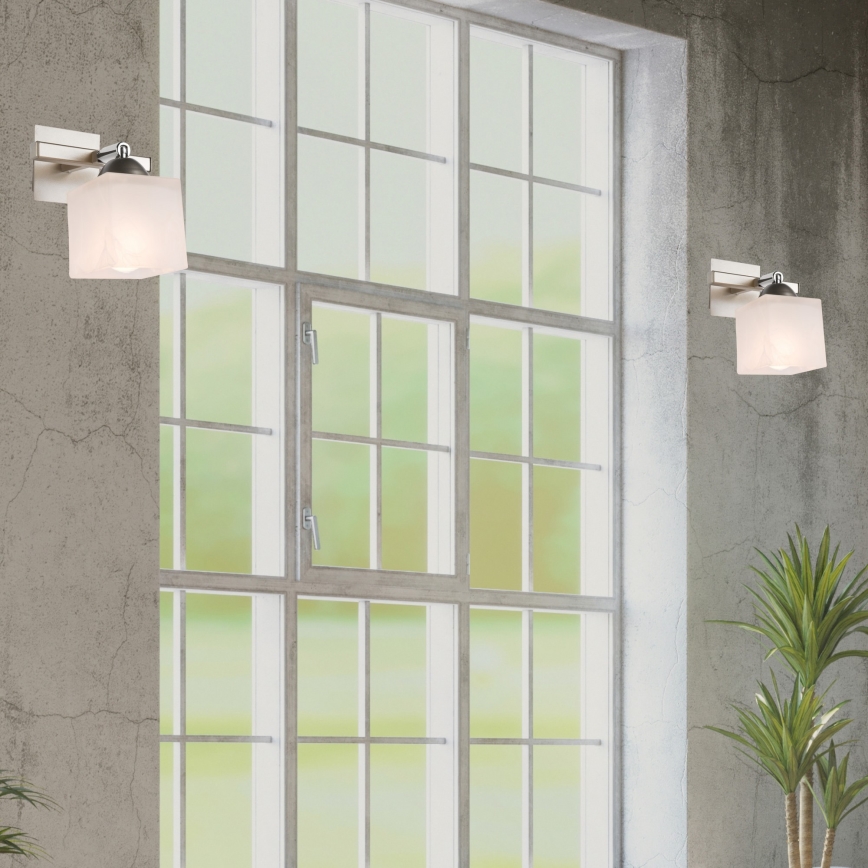 Wall light KLARA 1xE14/40W/230V matte chrome