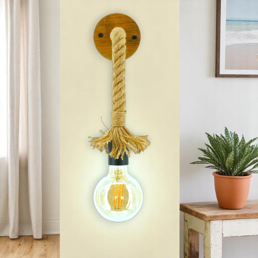 Wall light KOS 1xE27/60W/230V beech