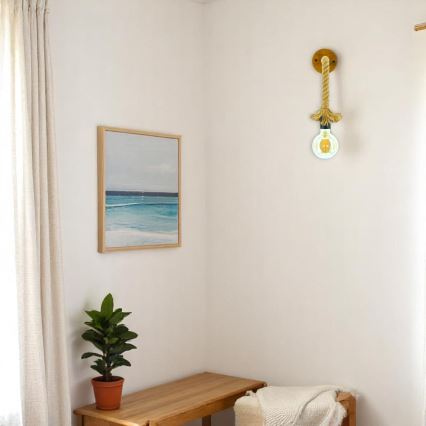Wall light KOS 1xE27/60W/230V beech