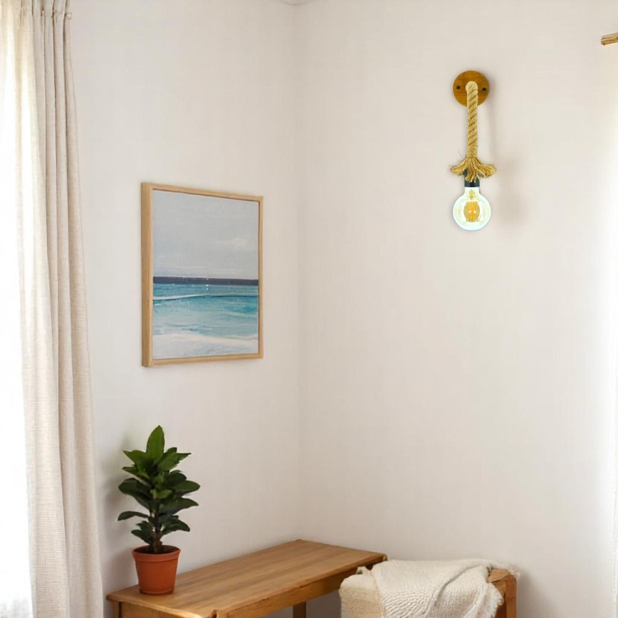 Wall light KOS 1xE27/60W/230V beech