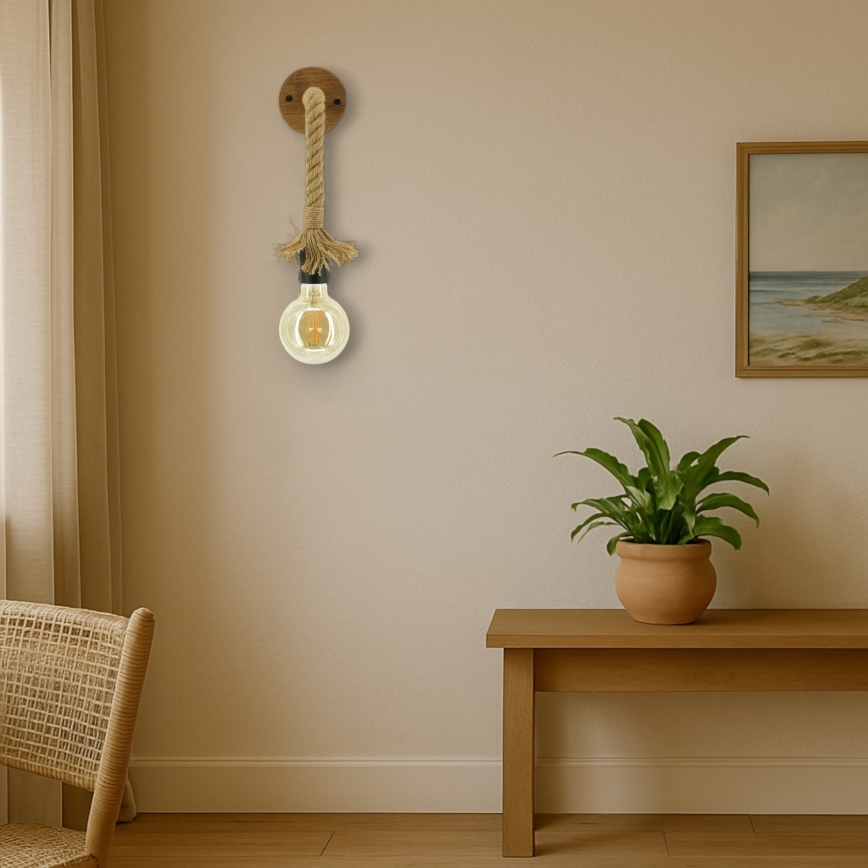 Wall light KOS 1xE27/60W/230V beech