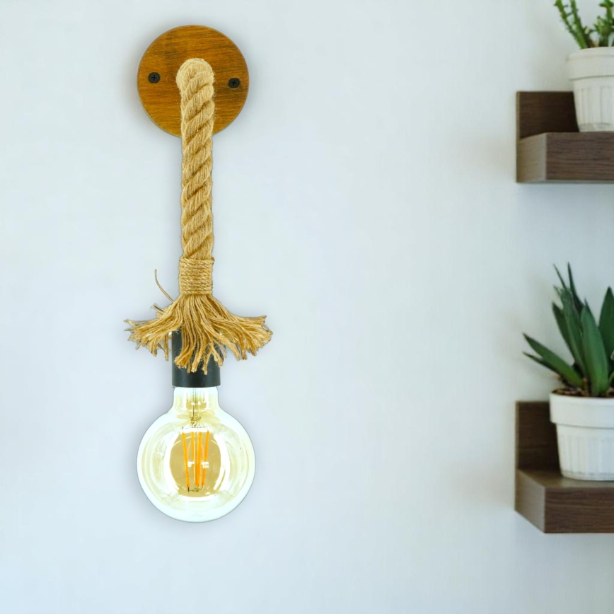 Wall light KOS 1xE27/60W/230V beech