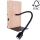 Wall light LECTOR LED/2,5W/230V USB oak – FSC certified