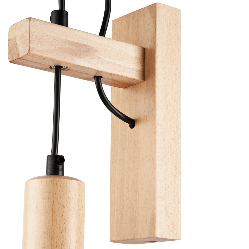 Wall light LEON 1xE27/60W/230V beech