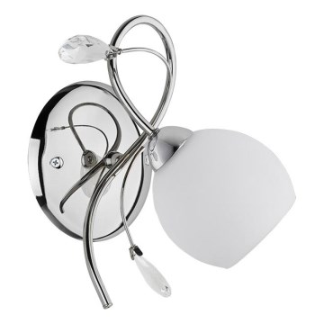 Wall light LIVIA 1xE14/10W/230V shiny chrome