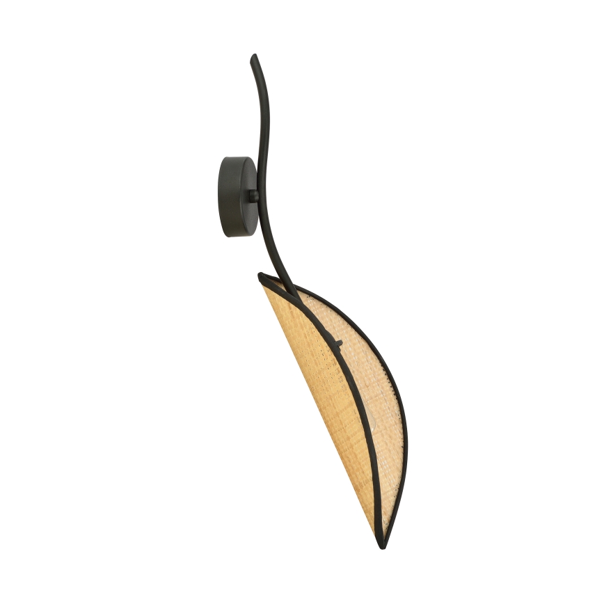Wall light LOTUS 1xE14/10W/230V black/beige