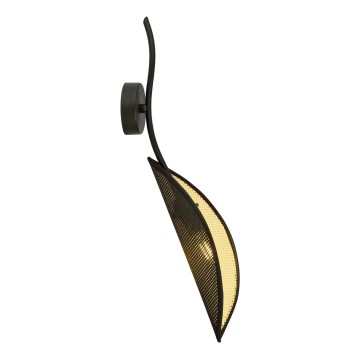 Wall light LOTUS 1xE14/10W/230V black/gold