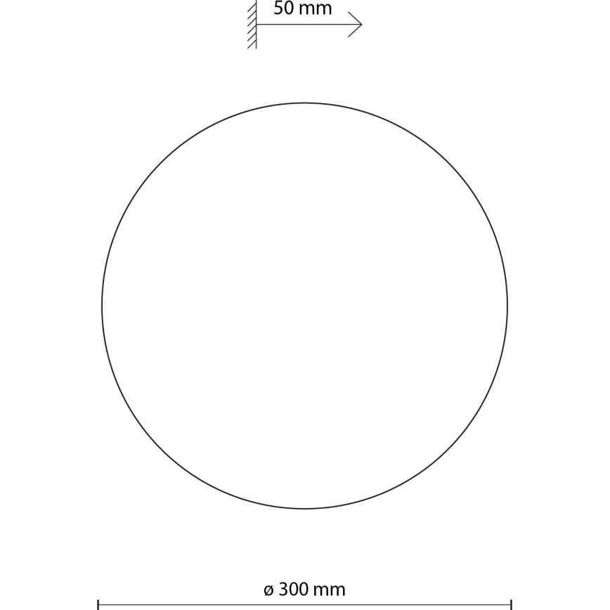 Wall light LUNA 3xG9/8W/230V d. 30 cm beige