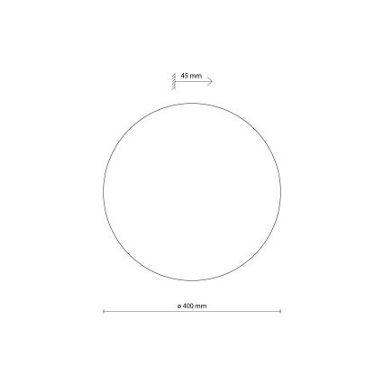 Wall light LUNA 4xG9/8W/230V d. 40 cm black