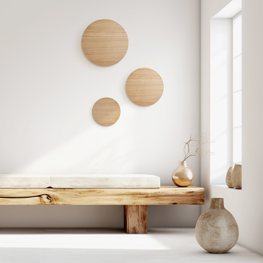Wall light LUNA 4xG9/8W/230V d. 40 cm brown
