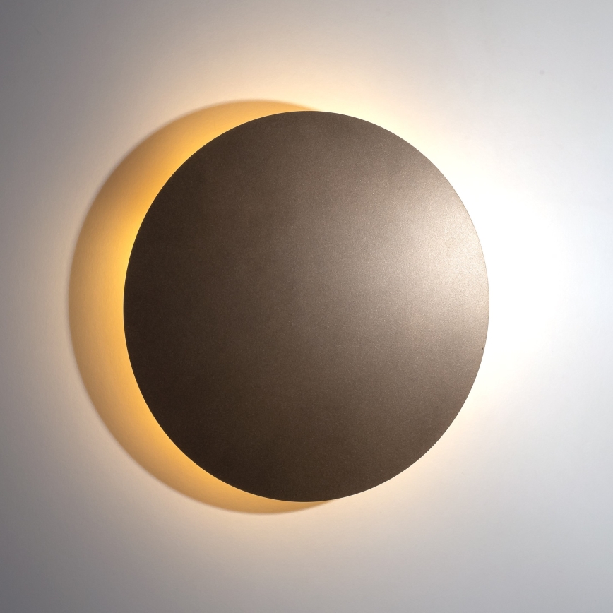 Wall light LUNA 4xG9/8W/230V d. 40 cm brown