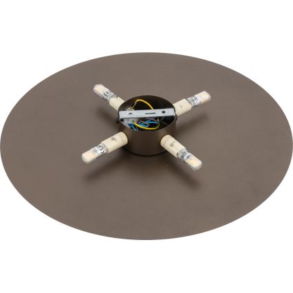 Wall light LUNA 4xG9/8W/230V d. 40 cm brown