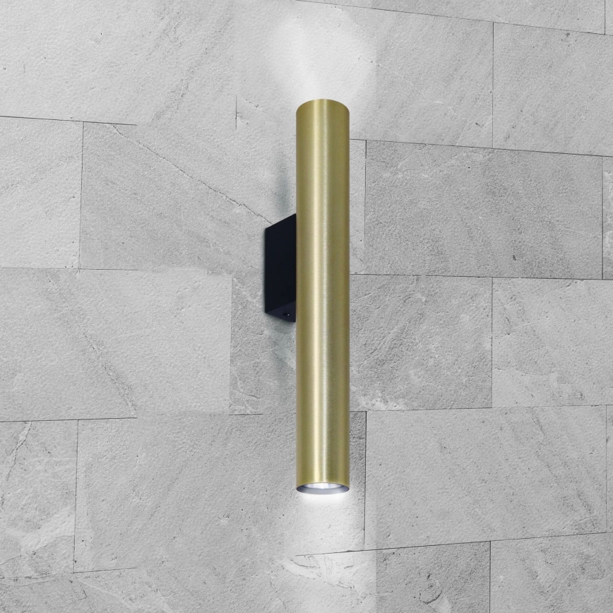 Wall light LUNGOMARE 2xGU10/10W/230V gold