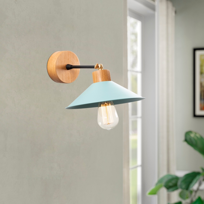 Wall light MANAVGAT 1xE27/40W/230V brown/blue