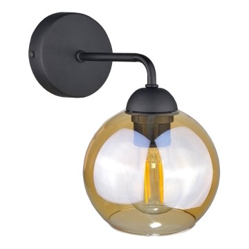 Wall light MELLE BLACK 1xE27/60W/230V
