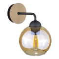 Wall light MELLE WOOD 1xE27/60W/230V
