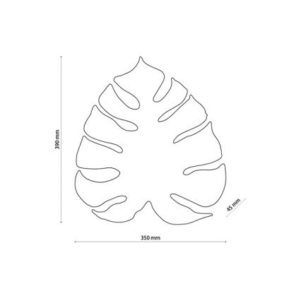 Wall light MONSTERA 3xG9/8W/230V gold