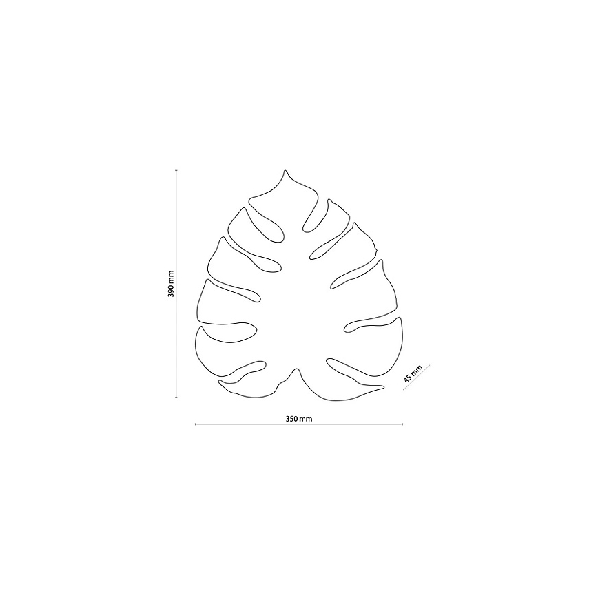 Wall light MONSTERA 3xG9/8W/230V gold