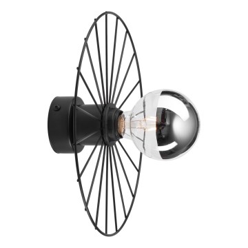 Wall light MONTANA 1xE27/15W/230V d. 30 cm black