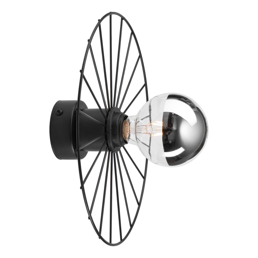 Wall light MONTANA 1xE27/15W/230V d. 30 cm black